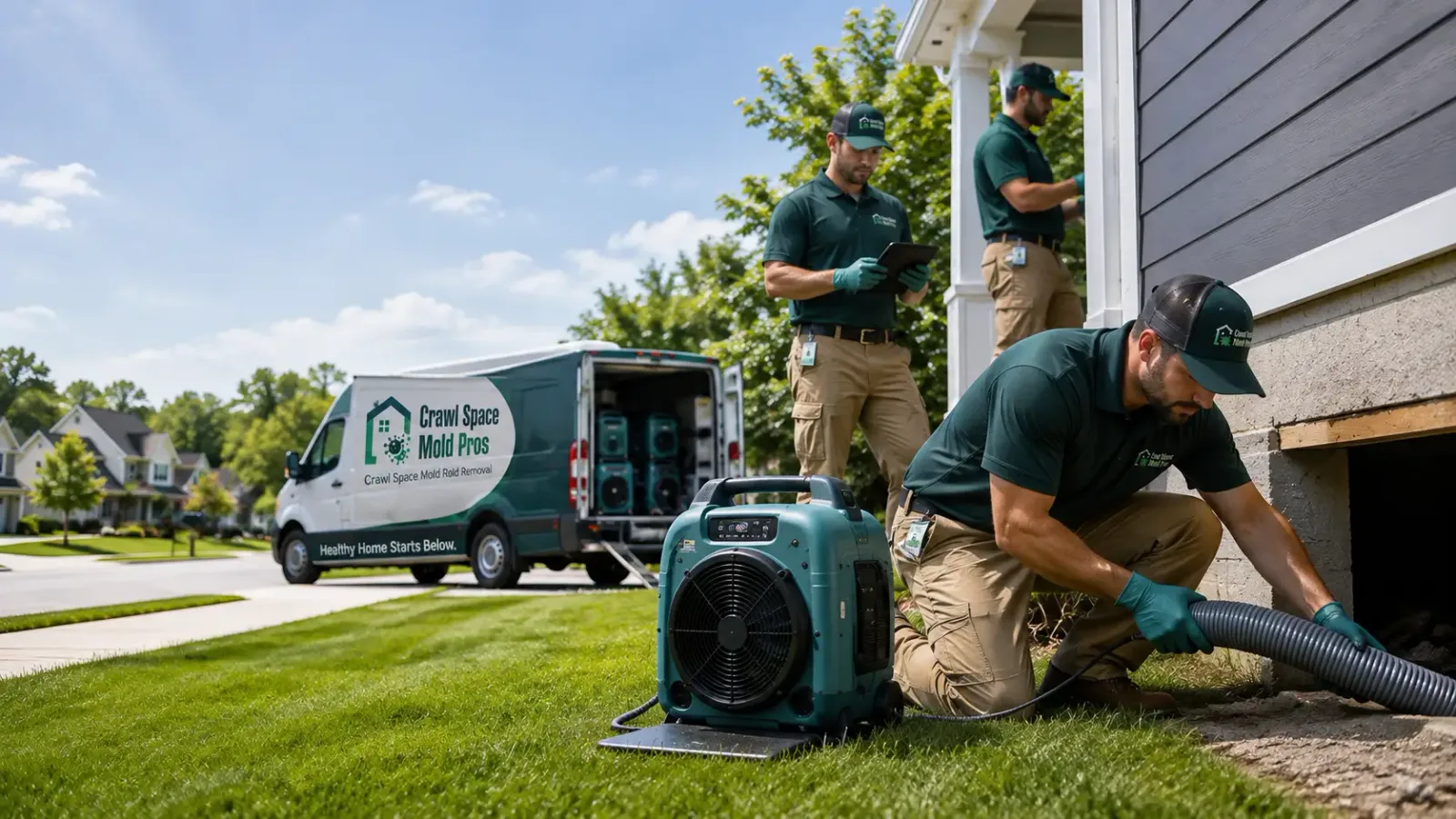 Crawl Space Mold Removal in Princeton, WI